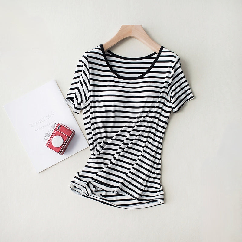 All Day Comfort Stripe Tee