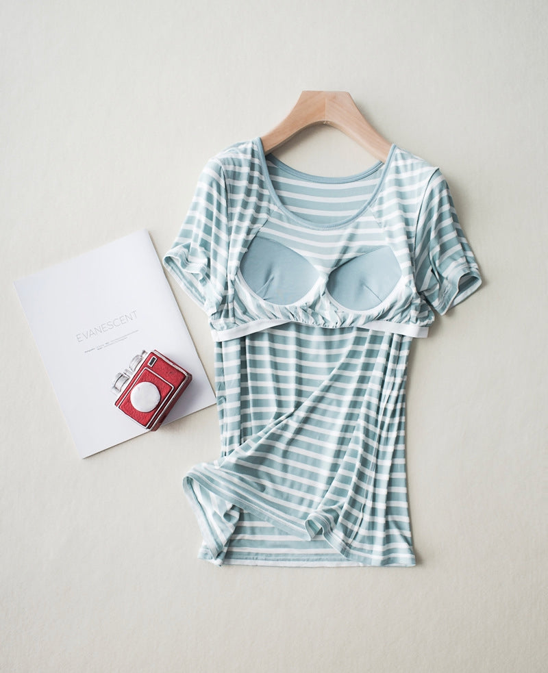 All Day Comfort Stripe Tee