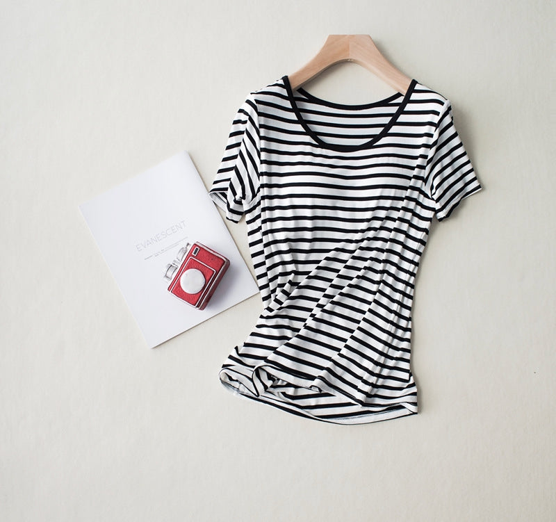 All Day Comfort Stripe Tee