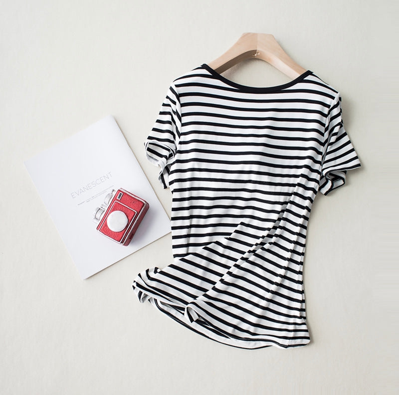 All Day Comfort Stripe Tee
